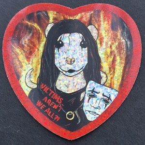 The crow,Eric draven glitter sticker