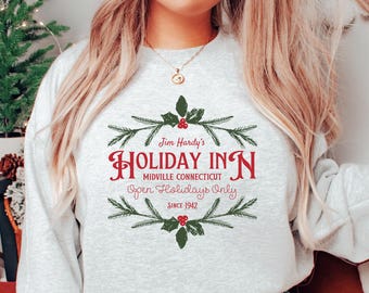 Holiday Inn Vintage Christmas Movie Crewneck Pullover Gildan Sweatshirt