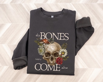 Dry Bones Come Alive Scripture Ezekiel 37 Seasonal Autumn Christian Cotton Heritage Sweatshirt