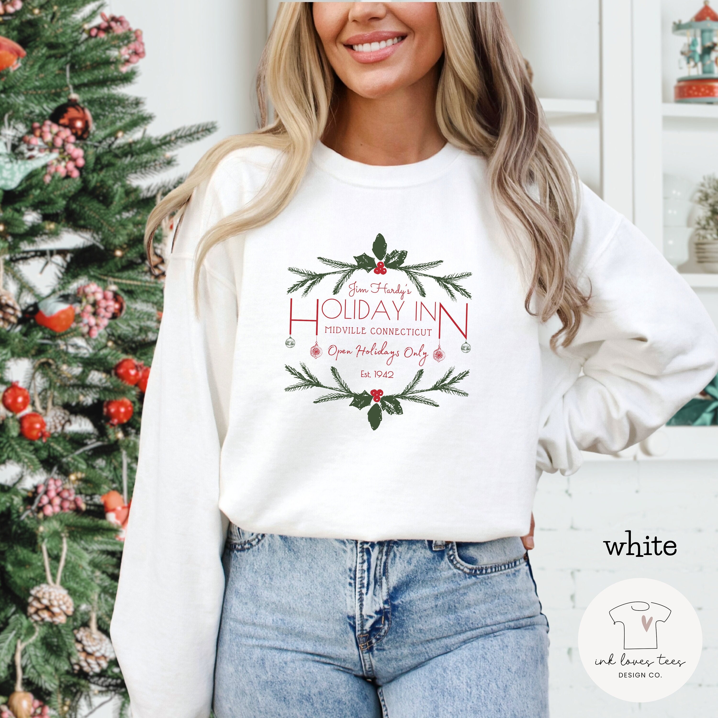 Cute Holiday Crew Neck Sweatshirt - Etsy