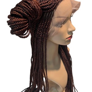 Ready to ship beautiful realistic braided wig