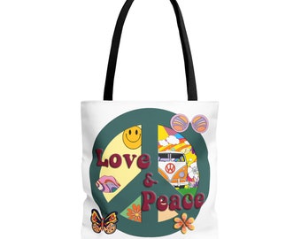 Tote Bag Love and Peace