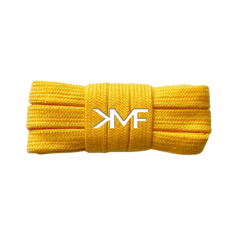 Cotton Wide Flat Casual Soft 10mm Inch Shoelaces Brand New Premium Quality Replacement Laces Ships From Florida USA 5) Citrus