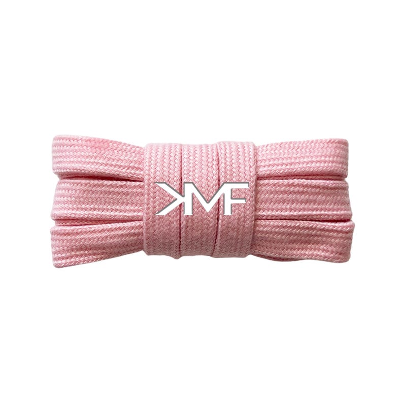 Cotton Wide Flat Casual Soft 10mm Inch Shoelaces Brand New Premium Quality Replacement Laces Ships From Florida USA 14) Perfect Pink