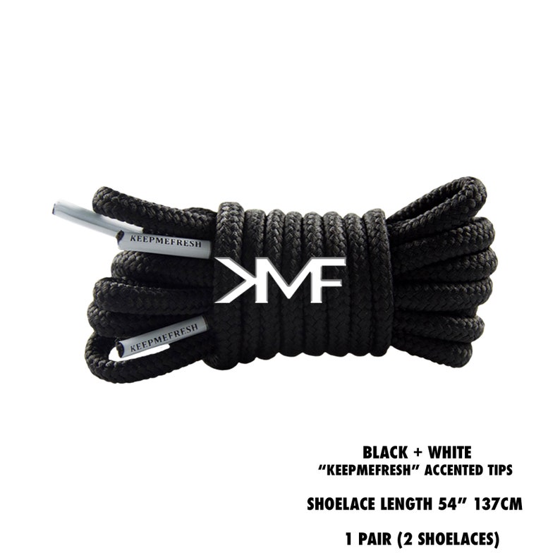 Thick Round 54 Inch Replacement Shoelaces 6.5mm Width Premium Quality ...