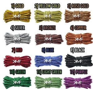 Glitter Rope 2024 3.75mm Shoelaces Brand New Premium Quality Replacement Laces Ships From Florida USA