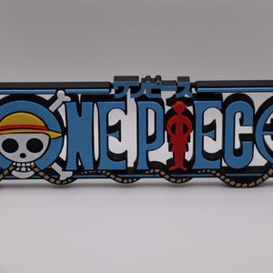 One Piece 3D Gedruckte Kunst