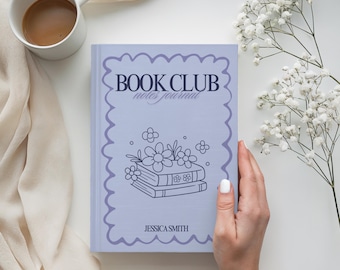 Personalized Book Club Journal: Lavender Floral Reading Notes