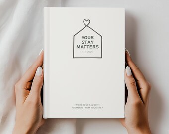 Airbnb Host Guest Book Your Stay Matters Vacation Rental Journal for Experiences at Rental House