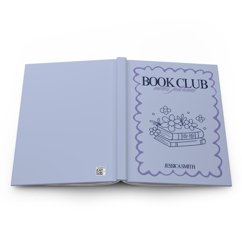 Personalized Book Club Journal: Lavender Floral Reading Notes image 6