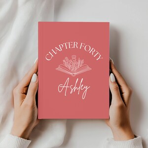 Capítulo cuarenta Diario personalizado Regalos para el cuadragésimo cumpleaños Libro personalizado para el 40 cumpleaños Cartas para mi amiga de los 40 Cumpleaños para el Día de la Madre