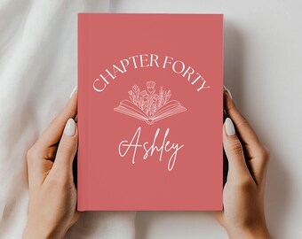 Chapter Forty Custom Journal Fortieth Birthday Gifts Personalized 40th Birthday Book Letters In My 40s Friend Birthday for Her Mothers Day