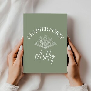 Capítulo cuarenta Diario personalizado Regalos para el cuadragésimo cumpleaños Libro personalizado para el 40 cumpleaños Cartas para mi amiga de los 40 Cumpleaños para el Día de la Madre