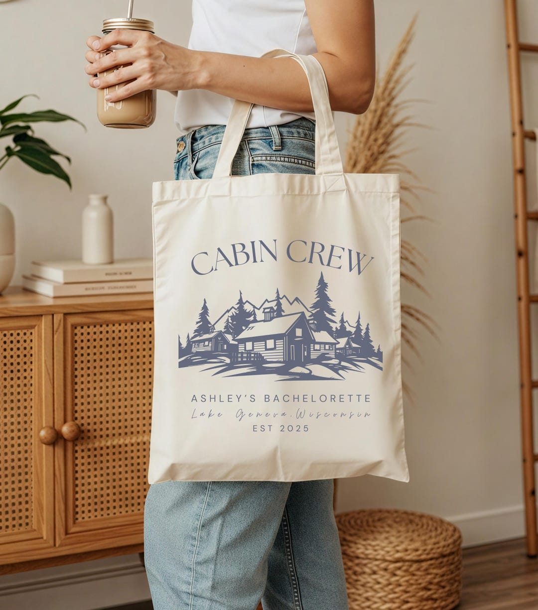 Custom Cabin Crew Bachelorette Tote Bag, Camp Bach Tote Bag, Camp ...