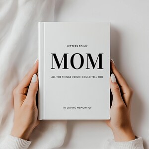 Diario de duelo personalizado, regalo de condolencias, pérdida de la madre, padre, cartas a mi esposo, esposa, regalo conmemorativo, regalo de condolencias personalizado