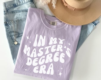 Masters Degree Era Tshirt, Masters Graduate Gift, Gift for Masters Graduate, She Came She Saw She Mastered, Masters Degree, Masters Gift