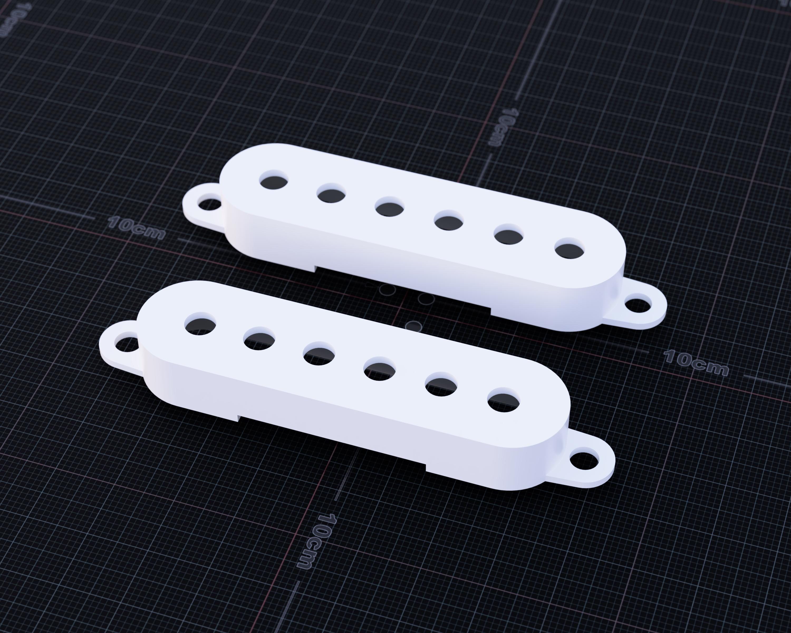 Fender-style Noiseless Pickup Covers for Noiseless Vintage