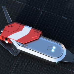 Halo-Inspired Courier Pearl Attachment Halo Helmet Cosplay Prop for 3D-Printing DIGITAL DOWNLOAD