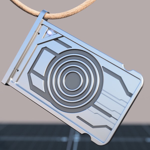 Tron: Legacy- Inspired Sam's Necklace Pendant for 3D Printing Digital Download