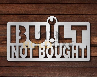 Built Not Bought DXF & SVG