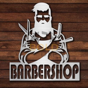 Barber Shop DXF & SVG