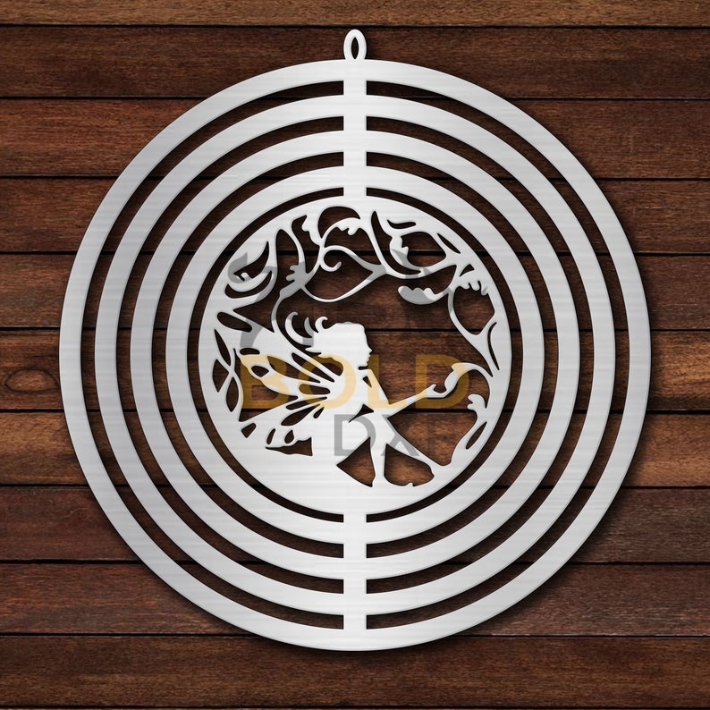 Wind Spinner Fairy DXF & SVG Etsy