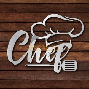 Chef-kok DXF en SVG