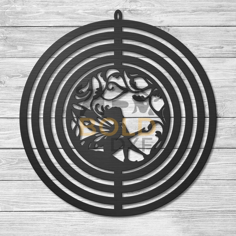 Wind Spinner Fairy DXF & SVG Etsy