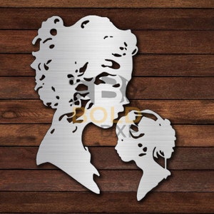Mother And Daughter DXF & SVG