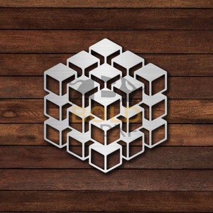 Optical Illusion Design 9 DXF & SVG
