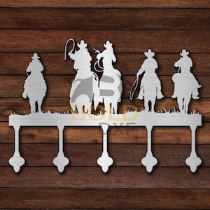 Coat Rack - Cowboy DXF & SVG
