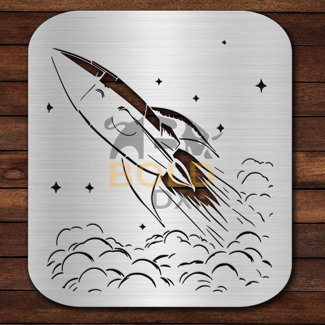Rocket Ship DXF & SVG - Etsy