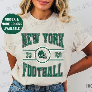 Vintage New York Jets Shirt, Retro New York Jets Tee Shirt, Comfort Colors Jets Shirt, Oversized Jets T Shirt