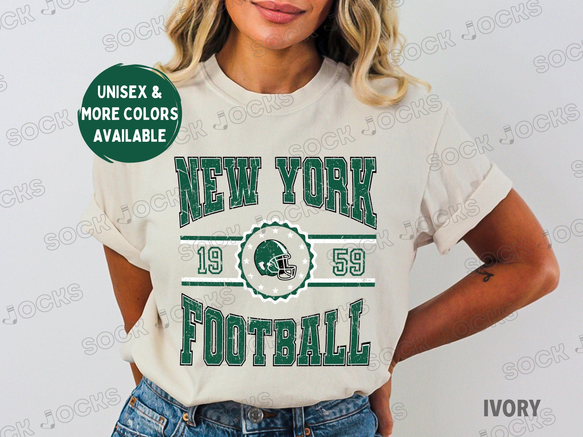 New York Jets Vintage - Etsy