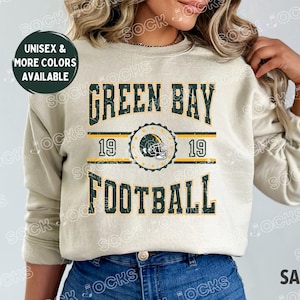 Green Bay Packers Sweatshirt, Vintage Green Bay Packers Crewneck Sweatshirt, Retro Packers Crewneck, Green Bay Packers Shirt