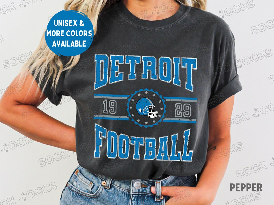 Vintage Detroit Lions Shirt, Retro Detroit Lions Tee Shirt, Comfort ...