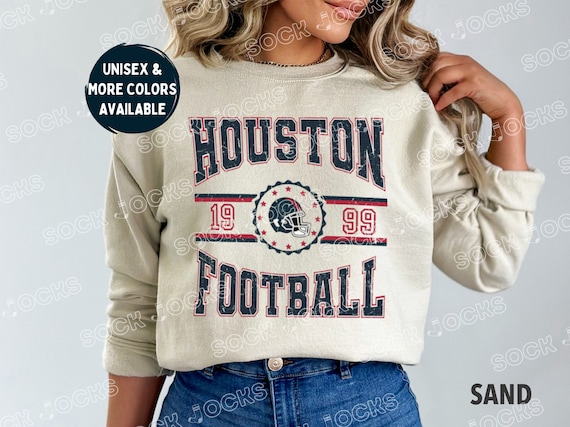 Houston texans vintage sweatshirt sale