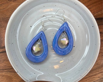 Saturn Drops dangle earrings *Customizable*