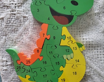 educational puzzles for kids Dragon