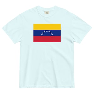 Venezuela Flag Shirt | Patriotic National Pride Tee | Venezuelan Heritage T-Shirt | Bold Tricolor Flag Design | Gift for Expats & Travelers