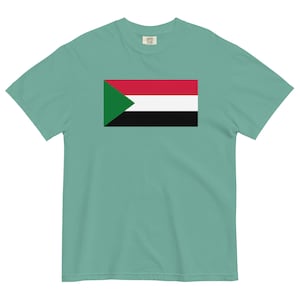 Sudan Flag Shirt | Vintage Sudanese Pride Tee | Patriotic National Heritage T-Shirt | African Flag Souvenir Gift Apparel