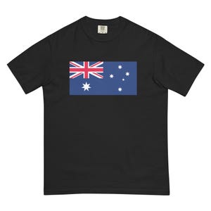 Australia Flag T-Shirt | Unisex Comfort Colors Vintage Tee | Australian Heritage Gift for Men, Women, and Kids