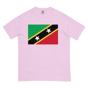 Saint Kitts and Nevis Flag Heritage Shirt | Kittitian Roots Tee | National Pride T-Shirt | Vintage Caribbean Design Apparel