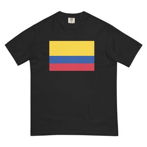 Colombia Flag T-Shirt | Vibrant Colombian Heritage Tee | Unisex Comfort Colors Garment-Dyed Shirt