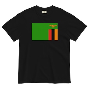 Zambia Flag Shirt | Zambian Heritage Pride Tee | African Roots T-Shirt | Patriotic National Flag Apparel | Gift for Locals & Expats