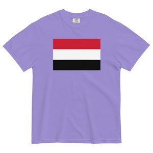 Yemen Flag Shirt | Patriotic Red White Black Tee | Yemeni Heritage T-Shirt | National Pride Apparel | Gift for Locals & Expats