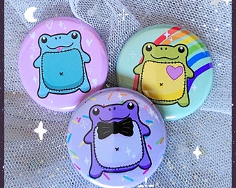 Frog Buttons - Cute Frog Button