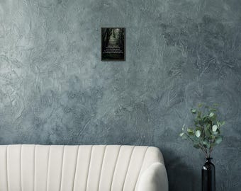 Premium Semi-Glossy Paper Metal Framed Poster, If your lost