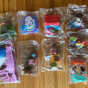 Cartoon Network Courage the Cowardly Dog Subway, Kids Next Door Carl’s Jr Hardee’s, Scooby Doo Wendy’s Happy Meal Toys Figures Figurines