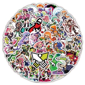 Splatoon Sticker  Stickers | Stickers Art Sticker Artwork Decal Gift for Home Decor Laptop Sticker Skateboard Retro Portrait Anime